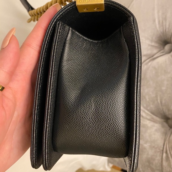 (SOLD) Chanel old med leboy Caviar w/ ruthenium - Picture 15 of 16